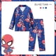 thumbnail image 2 of 2023 Marvels Spiderman conjunto de pijamas para niños primavera y otoño estampado fino niñas niños rojo Natal Año Nuevo ropa de casa8 altura 95-105cm zhangmengya CONDUJO, 2 of 2