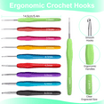 thumbnail image 7 of BCOOSS 113PCS Crochet Kit for Beginners Adults Crochet Hook Set with Crochet Yarn，Needles, Accessories, 7 of 7