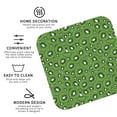 thumbnail image 3 of Honeii Kiwi Fruit print Leather Coaster Set of 4, ideal for safeguarding your furniture from drinks spills and effortless cleanup-Square, 3 of 6