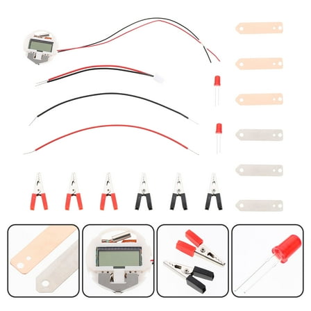 STRANDCHIC 1Set Fruit Battery Experiment Device for Home Teaching and Science Exploration in Assorted Colors