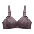 thumbnail image 3 of Riforla Women's New Pattern Ribless Large Strap Jacquard Four Comfort Bra Bras for Women Grey 36, 3 of 3