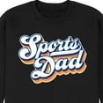 thumbnail image 3 of Instant Message - I'm A Proud 'Sports Dad' - Men's Crew Neck Fleece Pullover, 3 of 6