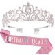 thumbnail image 1 of Corona CUMPLEAÑOS NIÑA Decoración de fiesta Corona Diadema Bola de exhibición de autos Juego de correas, 1 of 1
