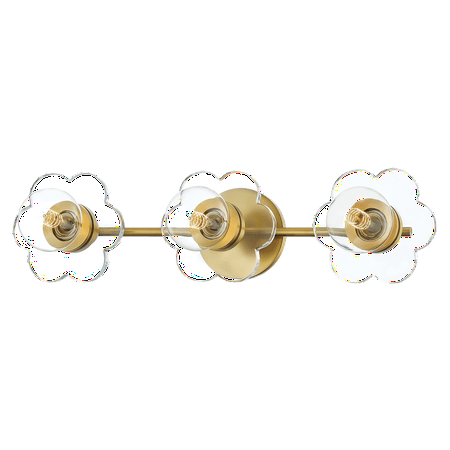 

Mitzi H357303-AGB Contemporary Modern Three Light Bath from Alexa Collection in Brass Finish