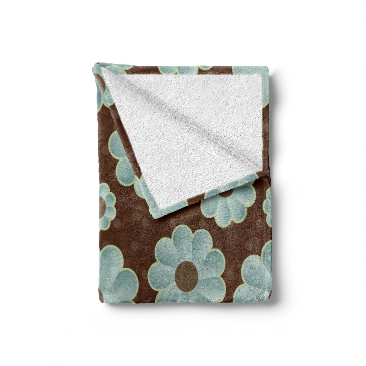 Cozy Plush for Indoor and Outdoor Use Ambesonne Brown and Blue Soft Flannel Fleece Throw Blanket Retro Daisy Pattern with Polka Dot Background Abstract Design 60 x 80 Brown Pale Seafoam Umber Cozy Plush for Indoor and Outdoor Use Ambesonne Brown and Blue Soft Flannel Fleece Throw Blanket Retro Daisy Pattern with Polka Dot Background Abstract Design 60 x 80 Brown Pale Seafoam Umber