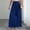Blue wide leg high waist pants a1, variant on Cagogo Women Wide Leg High Waisted Pleated Casual Lounge Pants Long Trousers Workout Beach Summer Clothes, Blue S