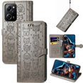 thumbnail image 2 of Funda Cartera FOXDOCK para XIAOMI POCO X5 Pro , Flip PU con Relieve de Gatos y Perros, Tarjetero y Soporte, 2 of 6