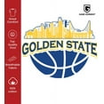 thumbnail image 3 of Game Garment Basketball Team Sports Fan Mens Hoodies Hooded Sweatshirt - Golden State Skyline Hoodie Black XS-3XL, 3 of 6