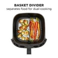 thumbnail image 4 of Chefman TurboFry Stainless Steel Air Fryer With Removable Basket Divider, 8 Quart/7.6 Liter, 4 of 7