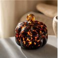 thumbnail image 6 of Pumpkin Shaped Scented Glass Candle, Lead-Free Cotton Wick Blended Warm Spice Candle for Burning & Lighting, Halloween Thanksgiving Fall Festival Table Centerpiece Decor Layout, 6 of 6