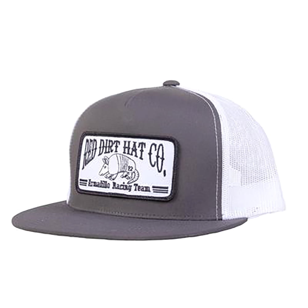 RED DIRT HAT COMPANY Red Dirt Hat Company Mens Grey Armadillo Patch