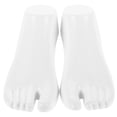 thumbnail image 1 of KAKOWELY plastic feet 1 Pair Realistic Female Plastic Foot Mannequin Display Stand for Socks Anklets Shoes Sock Holder Display Model for Retail and Photography, 1 of 4