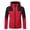 Red, variant on Wrtxtat Windbreaker Jacket for Men Long Sleeve Full Zip Adjustable Strap Hooded Shacket Fashion Midweight Color Block Outerwear Coats with Pockets Khaki S