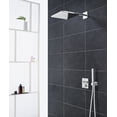 thumbnail image 5 of Grohe 26 504 Rainshower 1.75 GPM Multi Function Square Shower Head - Chrome, 5 of 5