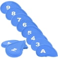 thumbnail image 3 of COMPUKAS 10Pcs Blue Cloth Golfs Club Head Covers for Golfing and Sports 5.3x3.1in, 3 of 8