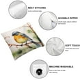 thumbnail image 4 of COMIO  Vintage Watercolor Animal Birds Decorative Farmhouse Pillow Cover Adorable Birds&nbsp;are Singing&nbsp;Square Outdoor Throw Pillow Cushion Cover Set of 2, 4 of 6