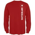thumbnail image 1 of World Cup Switzerland Red Long Sleeve T-Shirt, 1 of 1