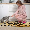 thumbnail image 3 of Gold and Black Of Leopard Print Kitchen Rugs Sets Of 2,Anti Fatigue Kitchen Mat Rugs Non Slip Washable,Decorative Kitchen Floor Mats for Kitchen,Sink,Laundry,17"x30"+17"x47", 3 of 7