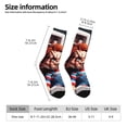 thumbnail image 3 of Saiise Chucky Funny Socks Men Women Adults Novelty Graphic Crew Tube Socks Crazy Design Casual Dress Socks for Sports,Running,Travel, 3 of 7