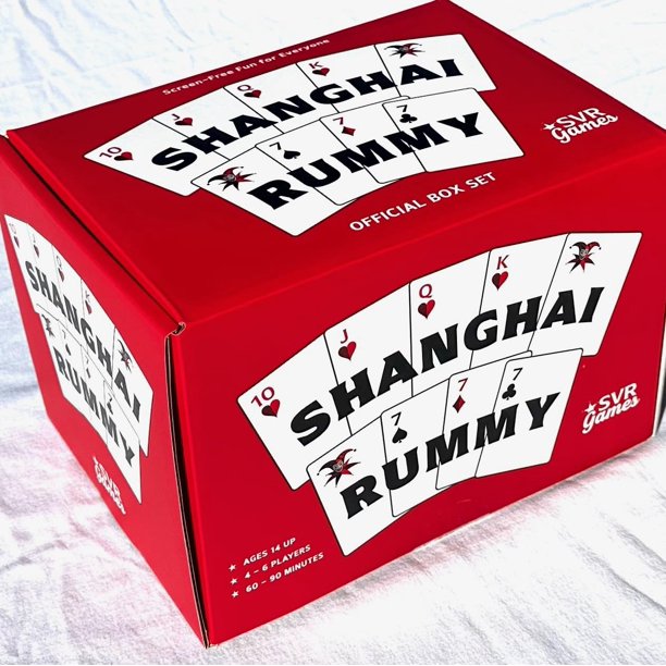 Juego de cartas Shanghai Rummy de SVR Games con caja completa