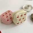 thumbnail image 4 of Cherry Embroidery Coin Purse PU Leather Trend Short Zipper Wallet Women Cute Mini Wallet Simple Fashion Wallets, 4 of 7