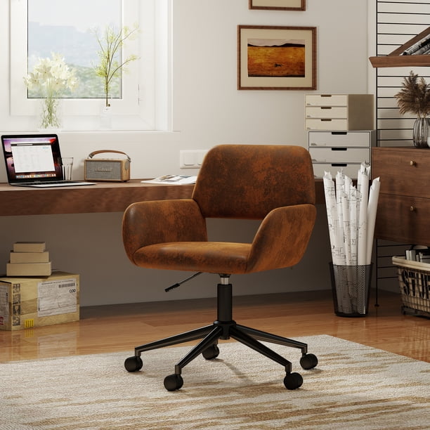 Homy Casa 1-Piece Ross Ergonomic Office Chair, Adjustable Faux