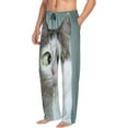 thumbnail image 6 of Sikiie Funny Cat Mens Pajama Pants Sleep & Lounge Pants, PJ Bottoms With elastic waistb and Pockets Large, 6 of 6