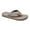 Taupe, variant on COBIAN Adult Male Floater 2 Flip Flop Sandals, Color: Black, Size: 14 (FLT18-001-14)