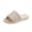 Coffee, variant on Women’s Open Toe House Shoes Chic Color Block Checkered Slides Breathable Linen Home Slippers Comfy Non-slip Sandals 2026