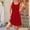Red, variant on Women Loose Beach Vacation Casual Crew Neck Sleeveless Summer Dresses With Pockets Tank Dress Dresses for Juniors Casual Maxi Dresses Sweater for Sleeveless Dress Womens Dresses Long Dresses Loose A