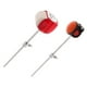 thumbnail image 1 of 2 Piezas De Batería, Pedales, Baquetas, Mazos, Metal, Vástago, Naranja, Rojo, Reemplazo, Instrumento De Percusión, Accesorio, 1 of 9