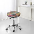 thumbnail image 7 of Logiee Lantern Koi Fish Print Stool Covers Round,Bar Stool Covers,Watedrproof Stool Slipcover with Elastic,Stool Cushion,Round Bar Stool Seat Covers for Bar Round Chair-12 inch, 7 of 7