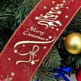thumbnail image 5 of Christmas Ribbon Decorative Fabric Ribbon Gift Wrapping Ribbon for DIY Craft, 5 of 5