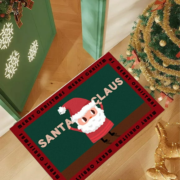 TIMIFIS Floor Mats Christmas Feel Home Decoration Antislip Carpet Various Size Layered Doormats for Front Outdoors/Living Room/Door/Front Porch/Farmhouses/Entryway/Patio Home Decoration