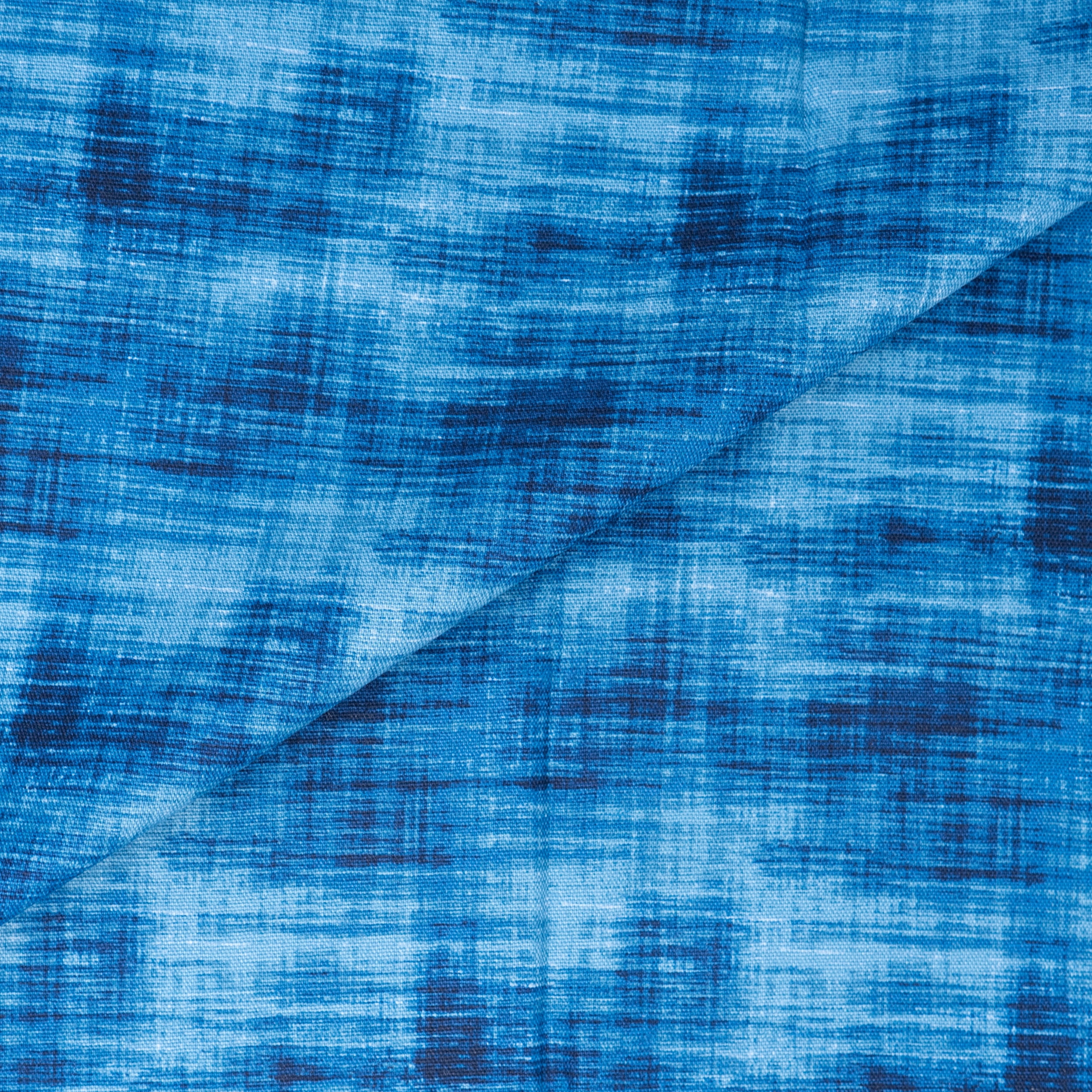 Waverly Inspirations 2 Yard Cut 100% Cotton Duck Print Fabric Water Color Plaid Texture, 45" Wide for Quilting & Sewing