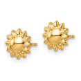 thumbnail image 2 of Finest Gold 14K Yellow Gold Polished Sun Post Earrings, 2 of 3
