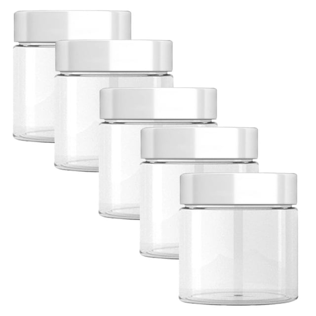 De Viaje Para Cosméticos, 5 Uds., Botellas Cosméticas Redondas De Plástico, Envases Vacíos De Crema Cosmética Para Crema, Loción, Bálsamo Labial Cateissary HA042936-02