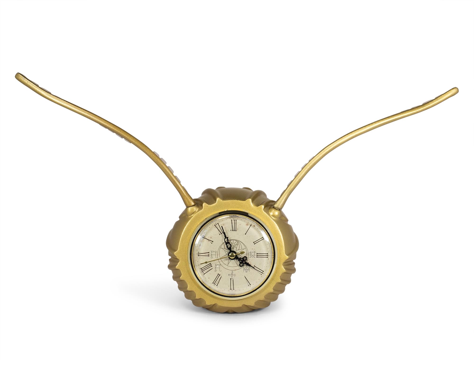 Harry Potter Golden Snitch Replica Resin Desk Clock 9 x 18 Inches