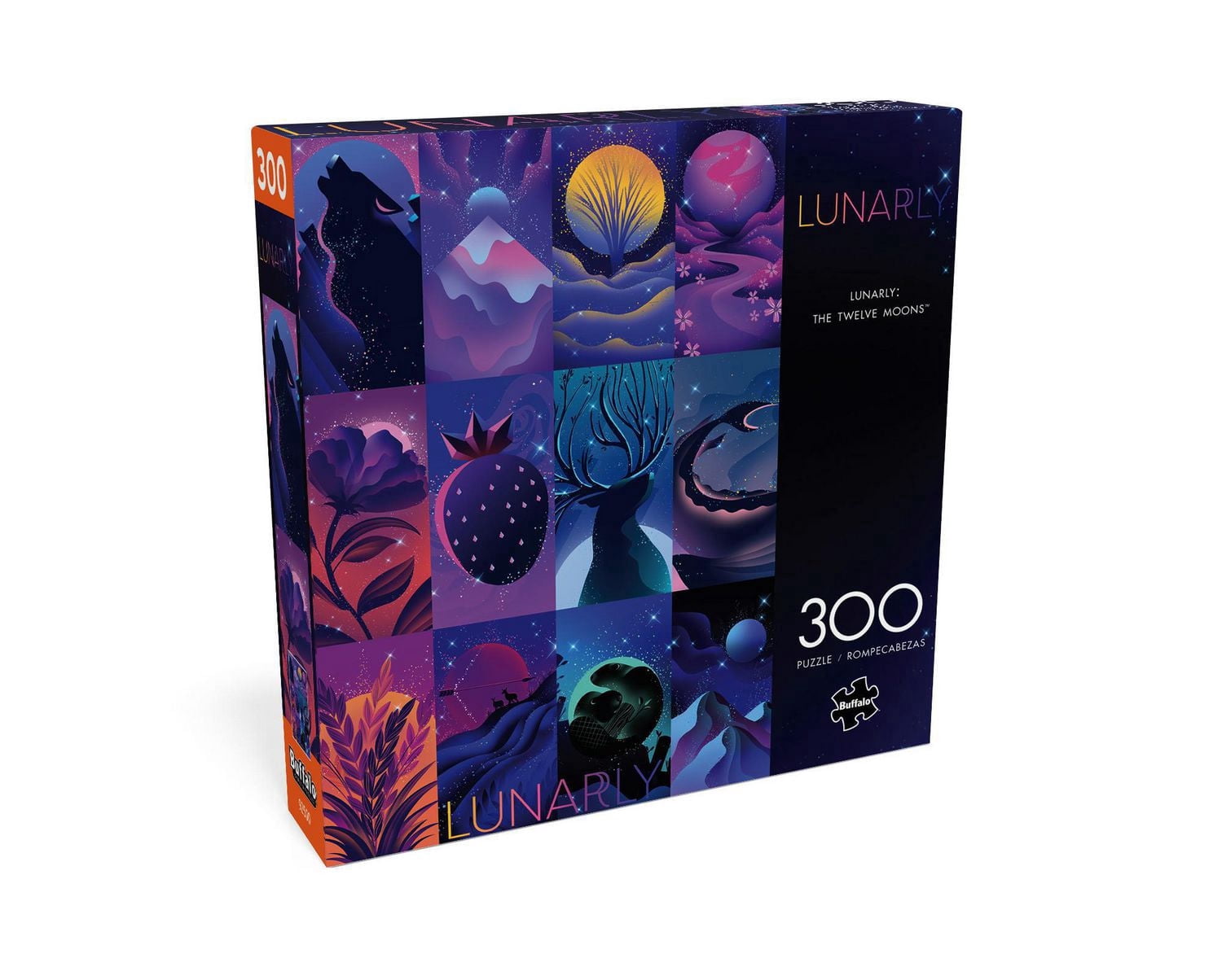 Buffalo Games - Lunarly - The Twelve Moons - 300 Piece Jigsaw Puzzle