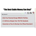 thumbnail image 2 of Infinity Cable Plenum CAT6E 600MHz Solid CMP 100% Pure Copper, Bulk Cable 1000 Ft. Kink-free (Reelex II) Pull Box, Red, 2 of 3