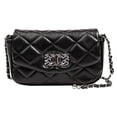 thumbnail image 1 of Bolso de cadena para mujer Bolso de hombro único con textura acolchada a presión Bolso de moda con cuadros rómbicos, 1 of 8