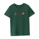 thumbnail image 4 of Camiseta de Mujer Recuerdo de Verano Camiseta básica clásica para Mujer para Vacaciones Trabajo Mujer Verde, 4 of 7