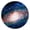 Sci-Fi Lov, variant on Sci-Fi Lovers Space Themed Round Tablecloth 100% Waterproof & Windproof for Outdoor Dining