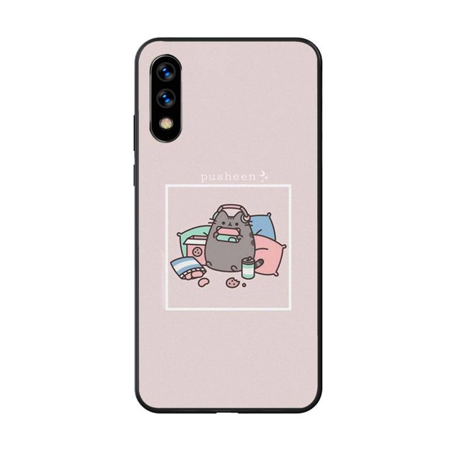Funda de teléfono de Hello Kitty Cat Pusheens para Huawei Honor 10Lite, 10i, 20, 8x10, 9lite, 9, xpro, Coque trasero zhangmengya LED