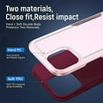 thumbnail image 6 of Entronix Heavy Duty Case Compatible with iPhone 15 Plus, Slim Hard Cover, Pink, 6 of 6