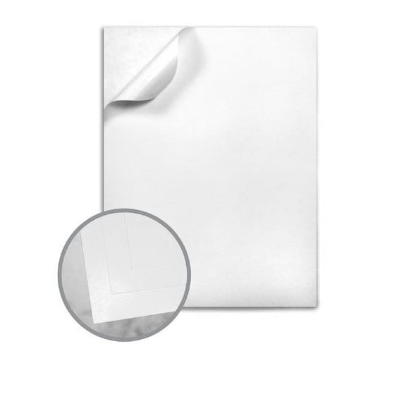 White Full-sheet Labels for for Inkjet & Digital Laser Printers & Copiers, Packs of 100 Sheets