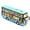 Blue, variant on 1:36 Alloy Double-Decker Tour Bus Air-Conditioned Bus City Bus Model Children Pull Back Sound And Light Toy Car Gift Present