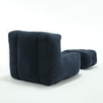 thumbnail image 6 of Comfortable Bean Bag for Adults - Super Soft Lazy Sofa Chair with Memory Foam & Ottoman, Indoor Modern Focus Bean Bag Chair for Living Room, Bedroom, Apartment (Mosha Velvet, High-Density Foam), 6 of 11