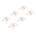 thumbnail image 2 of <p>Metal Cute Paperclips Small Paper Clips 100pcs Paper Clips Prevent Slip Cute Animal Shaped Decorative Metal Bookmark Paperclips For Office School Rose Gold</p>, 2 of 7