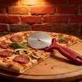 thumbnail image 7 of Sharp Stainless Steel Pizza Cutter with Comfort Handle, Multi-Purpose Slicing Tool for Pizzas & Flatbreads, Dishwasher Safe Kitchen Accessory, Compact Baking Tool for Home & Professional Use, 7 of 7
